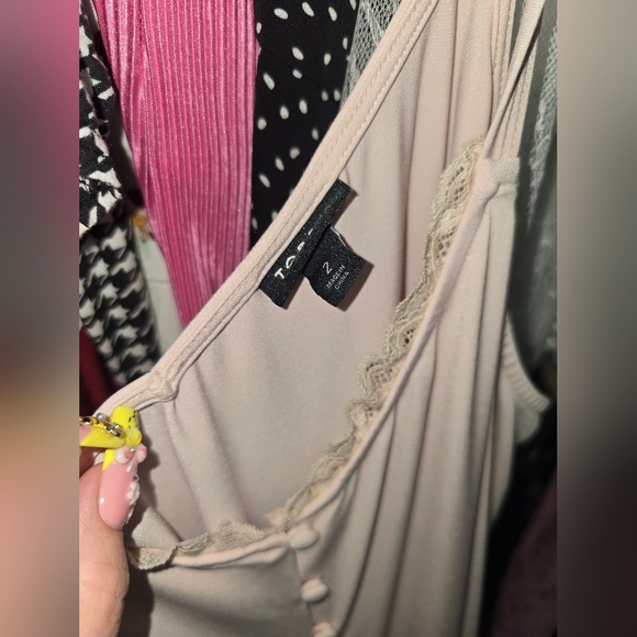 ⚘️NWOT TORRID 2X Studio Knit Button-Front Swing Cami - Picture 3 of 5